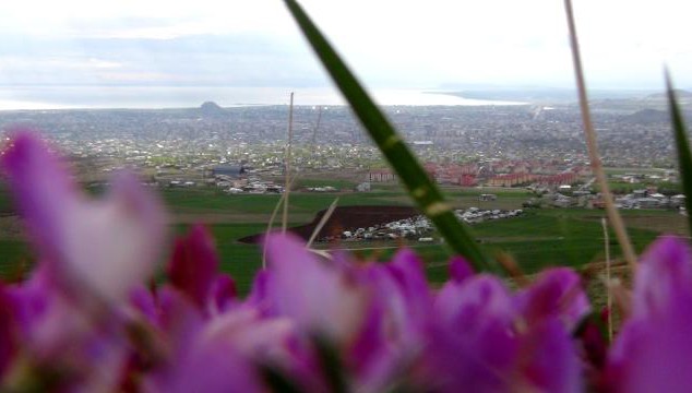 Erek Dağı'ndan Van'a büyüleyici kuşbakışı