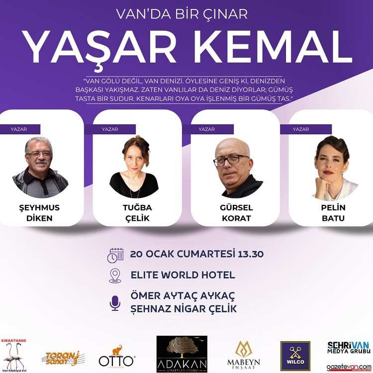 Van'da gazetecilerin, yazarların katılacağı büyük "Yaşar Kemal" programı - 1705614390ozgwB